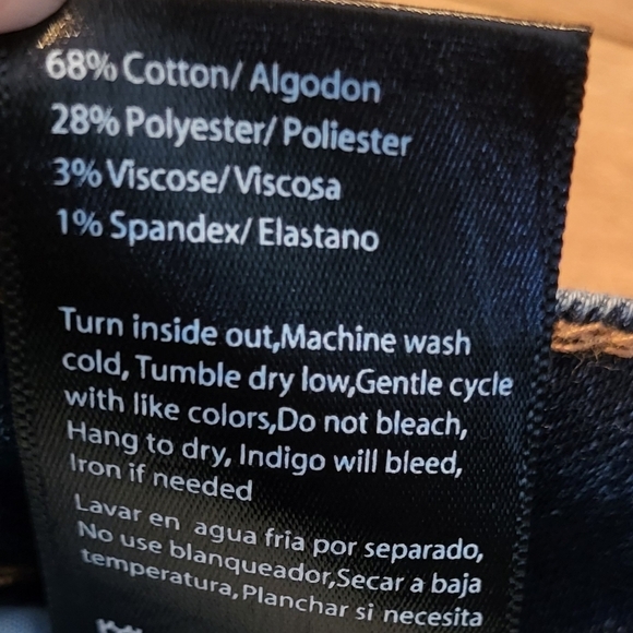 Denim by Laura Distressed Buttonfly Bootcut Jeans - Picture 9 of 10